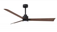 Matthews Fan Company AKLK-BK-WN-56 - Alessandra 3-blade transitional ceiling fan