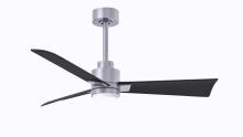 Matthews Fan Company AKLK-BN-BK-42 - Alessandra 3-blade transitional ceiling fan