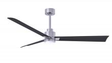 Matthews Fan Company AKLK-BN-BK-56 - Alessandra 3-blade transitional ceiling fan