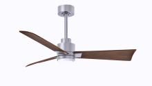 Matthews Fan Company AKLK-BN-WN-42 - Alessandra 3-blade transitional ceiling fan