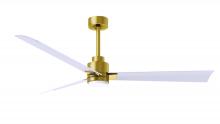 Matthews Fan Company AKLK-BRBR-MWH-56 - Alessandra 3-blade transitional ceiling fan