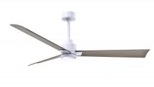 Matthews Fan Company AKLK-MWH-GA-56 - Alessandra 3-blade transitional ceiling fan