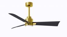 Matthews Fan Company AKLK-BRBR-BK-42 - Alessandra 3-blade transitional ceiling fan