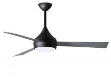 Matthews Fan Company DA-BK-BS - Donaire wet location 3-Blade paddle fan constructed of 316 Marine Grade Stainless Steel