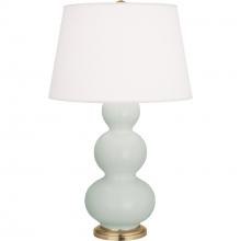 Robert Abbey MCL40 - Matte Celadon Triple Gourd Table Lamp