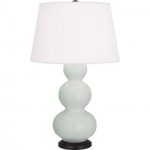 Robert Abbey MCL41 - Matte Celadon Triple Gourd Table Lamp