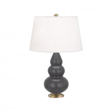 Robert Abbey MCR30 - Matte Ash Small Triple Gourd Accent Lamp