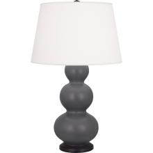 Robert Abbey MCR41 - Matte Ash Triple Gourd Table Lamp