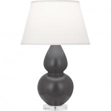 Robert Abbey MCR62 - Matte Ash Double Gourd Table Lamp