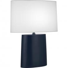 Robert Abbey MMB03 - Matte Midnight Blue Victor Table Lamp