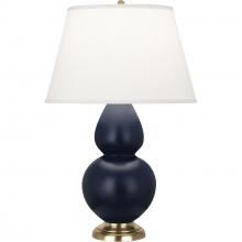 Robert Abbey MMB55 - Matte Midnight Blue Double Gourd Table Lamp