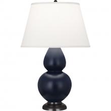 Robert Abbey MMB57 - Matte Midnight Blue Double Gourd Table Lamp