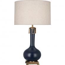 Robert Abbey MMB92 - Matte Midnight Blue Athena Table Lamp