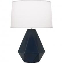 Robert Abbey MMB97 - Matte Midnight Blue Delta Table Lamp