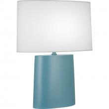 Robert Abbey MOB03 - Matte Steel Blue Victor Table Lamp