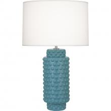 Robert Abbey MOB08 - Matte Steel Blue Dolly Table Lamp