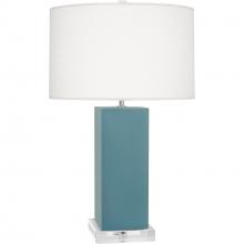 Robert Abbey MOB95 - Matte Steel Blue Harvey Table Lamp