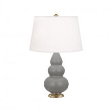 Robert Abbey MST30 - Matte Smoky Taupe Small Triple Gourd Accent Lamp