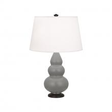 Robert Abbey MST31 - Matte Smoky Taupe Small Triple Gourd Accent Lamp