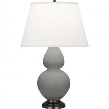 Robert Abbey MST57 - Matte Smoky Taupe Double Gourd Table Lamp