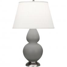 Robert Abbey MST59 - Matte Smoky Taupe Double Gourd Table Lamp