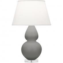 Robert Abbey MST62 - Matte Smoky Taupe Double Gourd Table Lamp