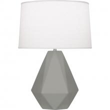 Robert Abbey MST97 - Matte Smoky Taupe Delta Table Lamp