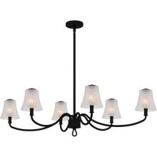 Quoizel MCK644MBK - McKinney 6-Light Matte Black Linear Chandelier