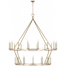 Visual Comfort & Co. Signature Collection CHC 5278AB - Darlana Grande Two Tier Chandelier