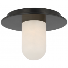 Visual Comfort & Co. Signature Collection KW 4005BZ-ALB - Fosse 6&#34; Solitaire Flush Mount
