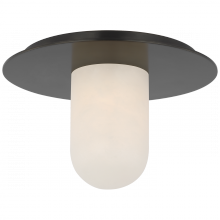 Visual Comfort & Co. Signature Collection KW 4006BZ-ALB - Fosse 8&#34; Flush Mount