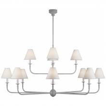 Visual Comfort & Co. Signature Collection TOB 5453SG-L - Piaf Grande Two-Tier Chandelier