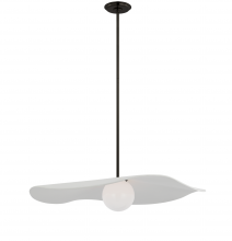 Visual Comfort & Co. Signature Collection WS 5040BZ-WHT - Mahalo 28" Pendant