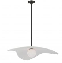 Visual Comfort & Co. Signature Collection WS 5048BZ-WHT - Mahalo 35" Tri Pendant