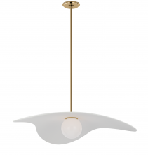 Visual Comfort & Co. Signature Collection WS 5048HAB-WHT - Mahalo 35" Tri Pendant