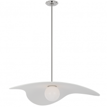 Visual Comfort & Co. Signature Collection WS 5048PN-WHT - Mahalo 35" Tri Pendant