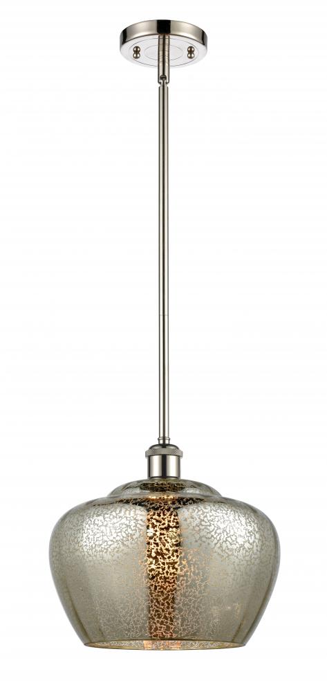 Fenton - 1 Light - 11 inch - Polished Nickel - Mini Pendant