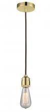 Innovations Lighting 100GD-10BR-2GD - Winchester - 1 Light - 2 inch - Gold - Cord hung - Mini Pendant