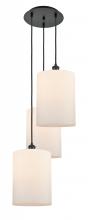 Innovations Lighting 113B-3P-BK-G111-L - Cobbleskill - 3 Light - 16 inch - Matte Black - Cord Hung - Multi Pendant