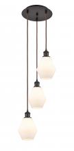 Innovations Lighting 113B-3P-OB-G651-6 - Cindyrella - 3 Light - 13 inch - Oil Rubbed Bronze - Cord Hung - Multi Pendant