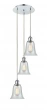 Innovations Lighting 113B-3P-PC-G2812 - Hanover - 3 Light - 13 inch - Polished Chrome - Cord Hung - Multi Pendant