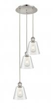 Innovations Lighting 113B-3P-PN-G454 - Caton - 3 Light - 12 inch - Polished Nickel - Cord Hung - Multi Pendant