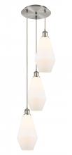 Innovations Lighting 113B-3P-SN-G651-7 - Cindyrella - 3 Light - 14 inch - Brushed Satin Nickel - Cord Hung - Multi Pendant