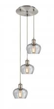 Innovations Lighting 113B-3P-SN-G92 - Fenton - 3 Light - 13 inch - Brushed Satin Nickel - Cord Hung - Multi Pendant