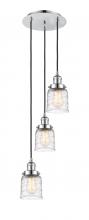 Innovations Lighting 113F-3P-PC-G513 - Bell - 3 Light - 12 inch - Polished Chrome - Cord hung - Multi Pendant