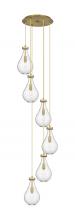 Innovations Lighting 116-451-1P-BB-G451-7CL - Owego - 6 Light - 16 inch - Brushed Brass - Multi Pendant