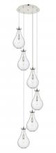 Innovations Lighting 116-451-1P-PN-G451-7CL - Owego - 6 Light - 16 inch - Polished Nickel - Multi Pendant