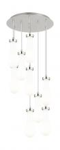 Innovations Lighting 119-451-1P-PN-G451-4GWH - Owego - 9 Light - 19 inch - Brushed Polished Nickel - Multi Pendant