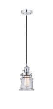 Innovations Lighting 201CSW-PC-G184S - Canton - 1 Light - 5 inch - Polished Chrome - Cord hung - Mini Pendant