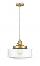 Innovations Lighting 201CSW-SG-G692-12 - Bridgeton - 1 Light - 16 inch - Satin Gold - Cord hung - Mini Pendant